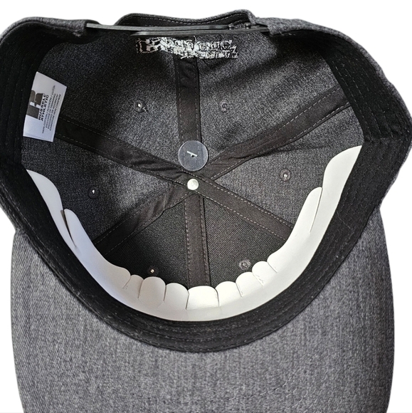 Russell Athletic Charcoal Grey Monogram Baseball Cap BNWT - Picture 7 of 7